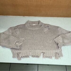 Hot & Delicious Cream Knit Pullover